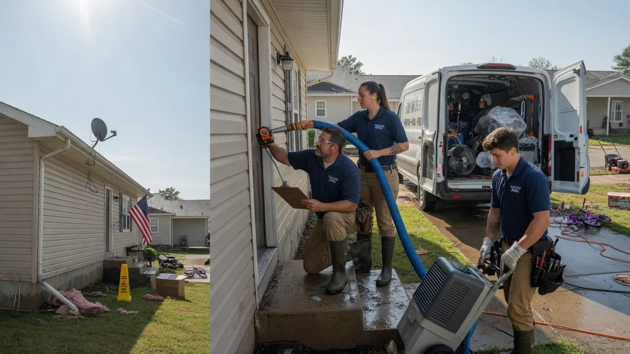 Ceiling Water Damage Restoration in Richland, MT near me